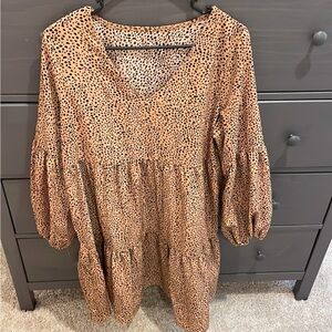 Amazon Leopard Dress Medium